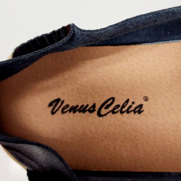 Woman Loafer Shoes Size 8.5 /40 Black Antiskid Flat Oversize Flat - Picture 2 of 13